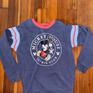 Disney Mickey Mouse Tennis Crewneck